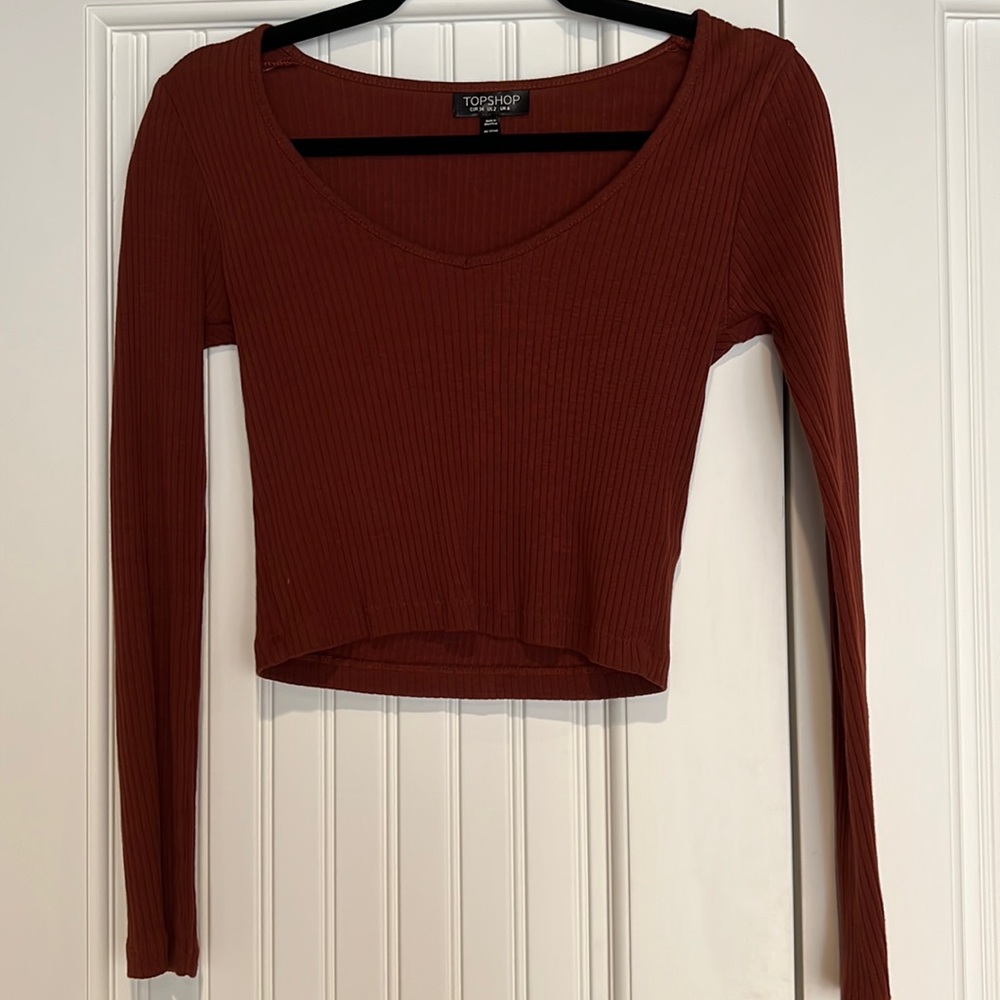 Topshop crop top - size 2
